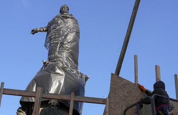 Odessa dismantles statue of hailed Russian empress Catherine the Great