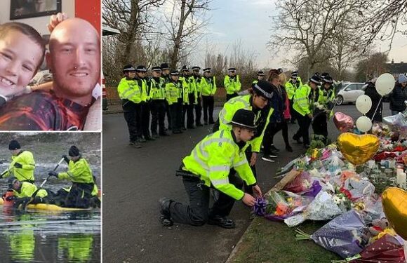 Officer who punched through ice on lake to save boys is a student