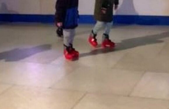 People left baffled by iceless skating rink that looks like simulation