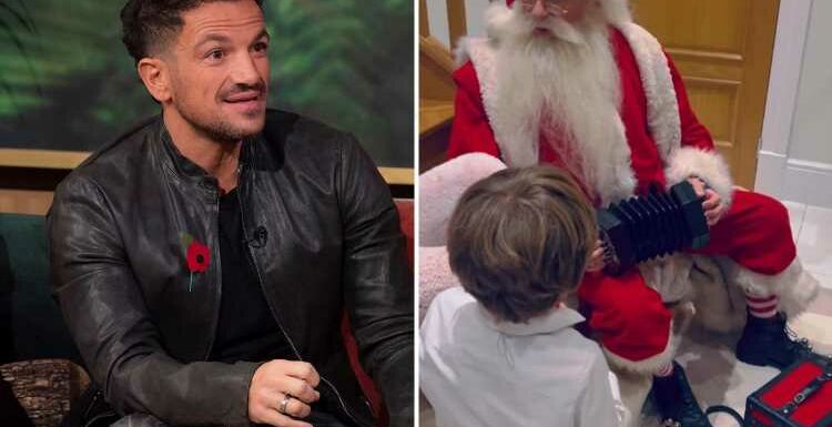 Peter Andre shares heartbreakingly sweet video of son Theo meeting Santa at their Surrey mansion | The Sun