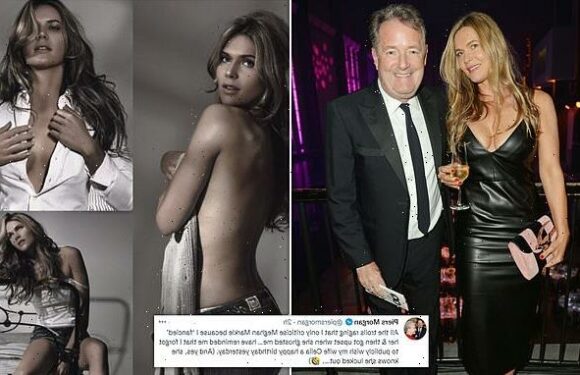 Piers Morgan posts risque pictures of his wife Celia