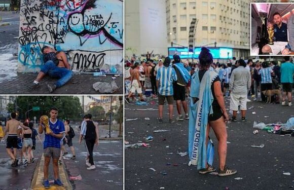 Piles of litter coat Buenos Aires streets after World Cup celebrations