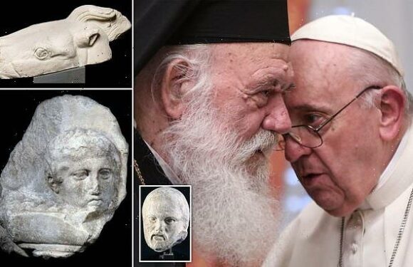 Pope orders return of 2,500-year-old Parthenon pieces to Greece