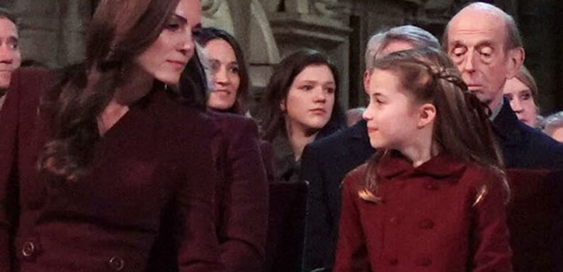 Princess Charlotte twins with lookalike mum Princess Kate –  it’s uncanny