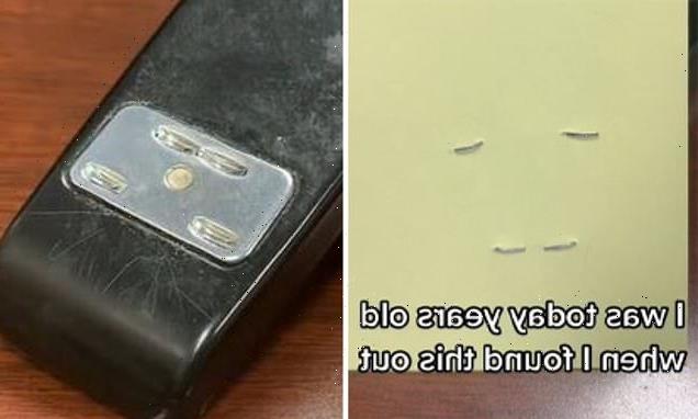 Purpose of metal piece on stapler: TikToker reveals hidden feature