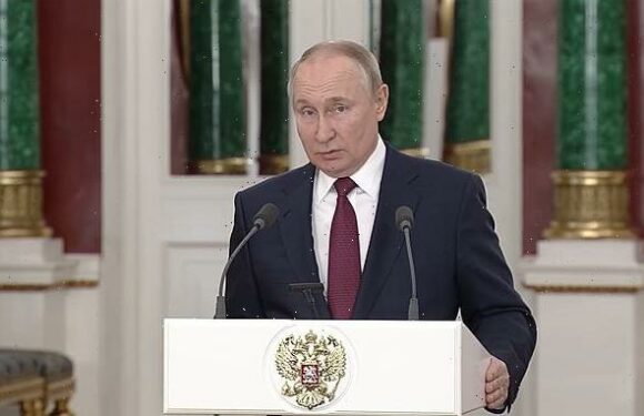 Putin FINALLY refers to Ukrainian invasion as a WAR