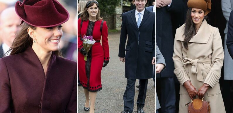 Royal wives and husbands’ first Christmas at Sandringham – best photos