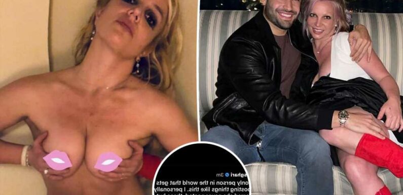 Sam Asghari says he prefers Britney Spears not post topless photos