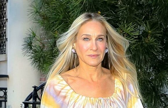Sarah Jessica Parker is the vision of beauty on And Just Like That set