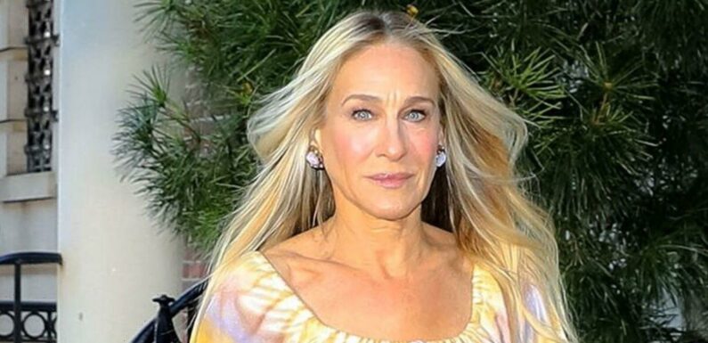 Sarah Jessica Parker is the vision of beauty on And Just Like That set