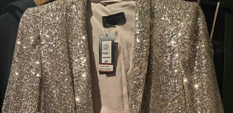Shoppers go wild for cut price sequin blazer in the M&S Christmas sales – it's just £12 & perfect for NYE | The Sun