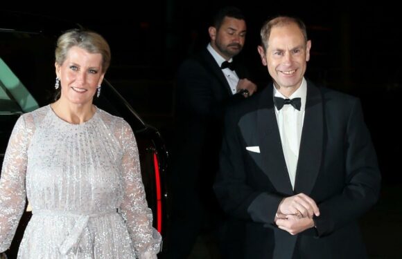 Sophie Wessex is a vision in white at the Royal Variety Performance