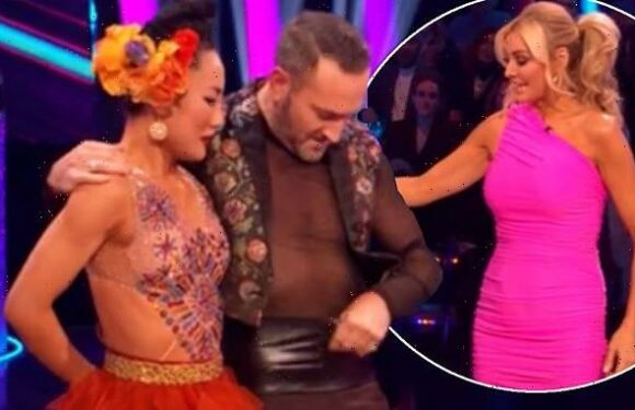 Strictly's Will Mellor shocks Tess Daly when his trousers burst open