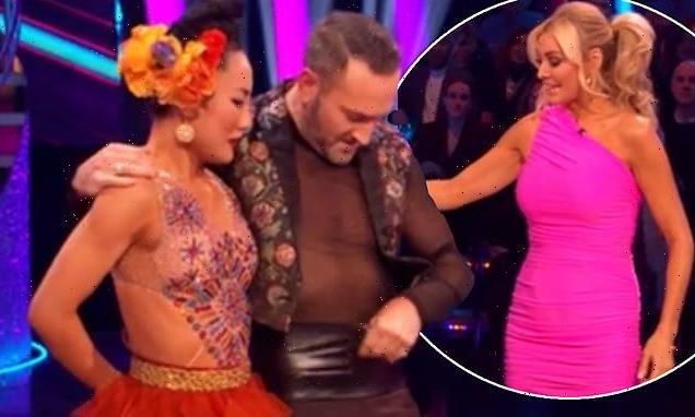 Strictly's Will Mellor shocks Tess Daly when his trousers burst open