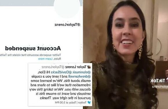 Taylor Lorenz suspended from Twitter just after tweeting at Elon Musk