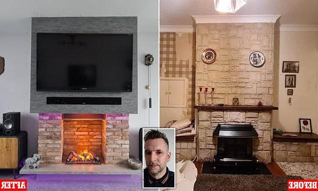 Thrifty man saves HUNDREDS upgrading his fireplace using eBay bargains