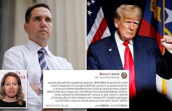 Trump hits out 'Department of Injustice' and 'Radical Left Marxists'