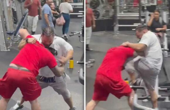Two Men Brawl, Pummel Each Other's Faces In Insane Fight At Gym
