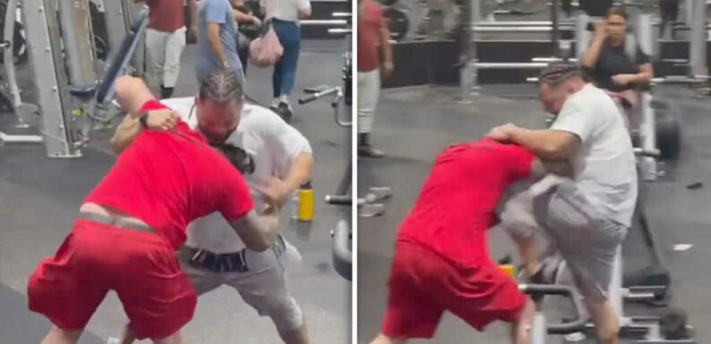 Two Men Brawl, Pummel Each Other's Faces In Insane Fight At Gym