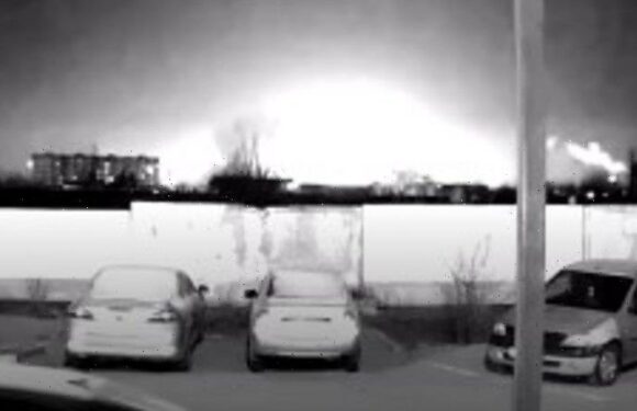 Ukrainian drone targets Russian airbase for second time this month