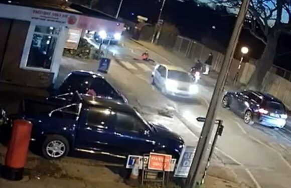 Urgent appeal as woman, 59, filmed being hit twice by van AND car on zebra crossing… before both cruel drivers speed off | The Sun