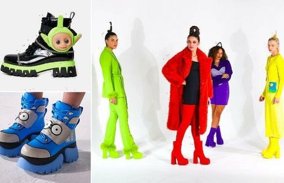 Vegan footwear brand launches Teletubby styles