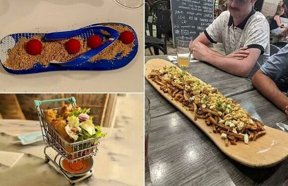 We want plates! The most bizarre food servings in restaurants