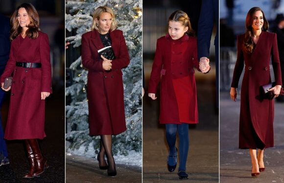 Why royal ladies wore burgundy at Princess Kate’s Christmas carol concert