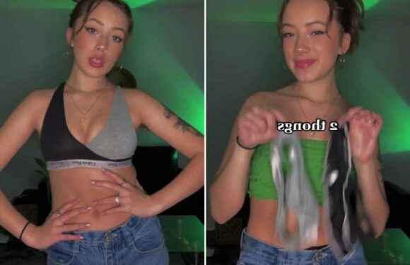 Woman creates three different tops from her knickers – and people are blown away by how 'cute' they are | The Sun