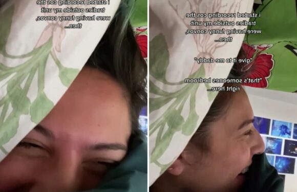 Woman hears cheeky builders making X-rated comments outside her bedroom window and can’t stop giggling | The Sun