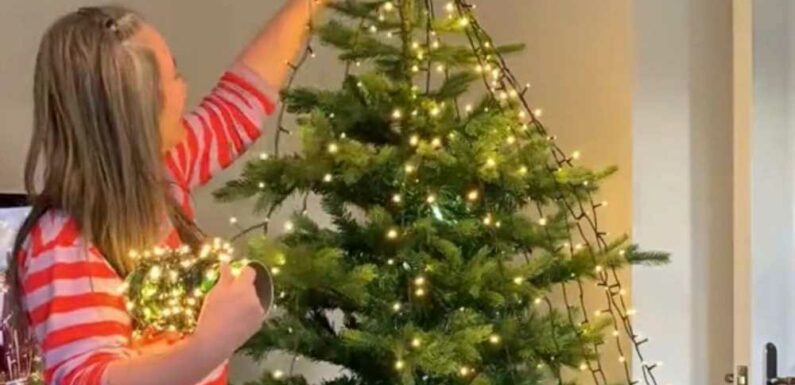 You’ve been putting your Christmas tree lights on wrong, mum's zig zag method is WAY easier but it's freaking people out | The Sun