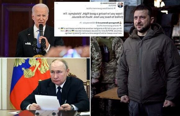 Zelensky touches down in U.S. to meet with Biden and address Congress