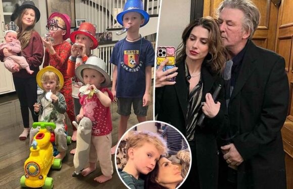 Alec Baldwin defends sexually suggestive photo of Hilaria and son Leo