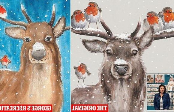 Artist who inspired Prince George's Christmas painting praises work