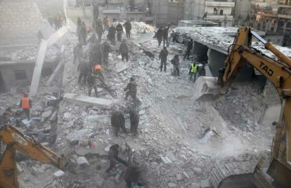 At least 16 people killed 'including 5 children' after block of flats collapses in Aleppo as rescuers hunt for survivors | The Sun