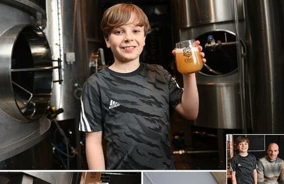 Boy, 10, becomes 'youngest in Britain' to create his own beer