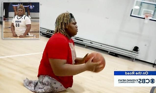 Boy, 13, born without LEGS wins place on his school's basketball team