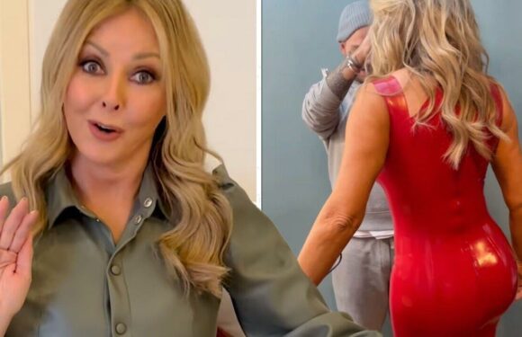 Carol Vorderman insists bum is genetics and has always been huge