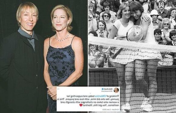 Chris Evert joins chorus of well wishers for star Martina Navratilova