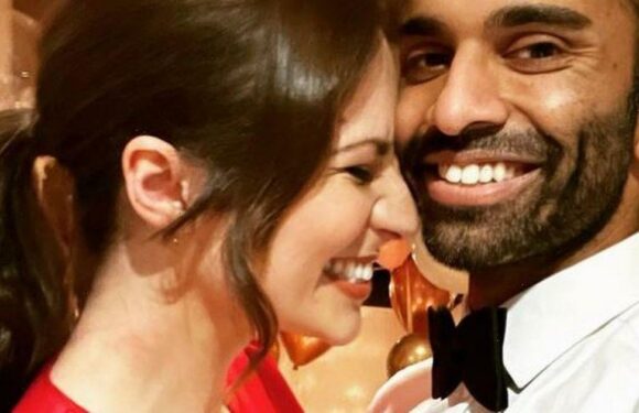 Coronation Street’s Nicola Thorp announces engagement to Nikesh Patel and shows off ring