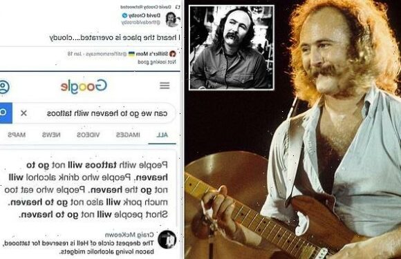 David Crosby's poignant last tweet before musician died aged 81
