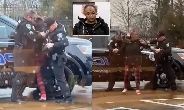 Disturbing moment Ohio cop repeatedly punches woman in the face