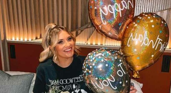 Ella Henderson shows off £70,000 ring as she celebrates birthday after engagement