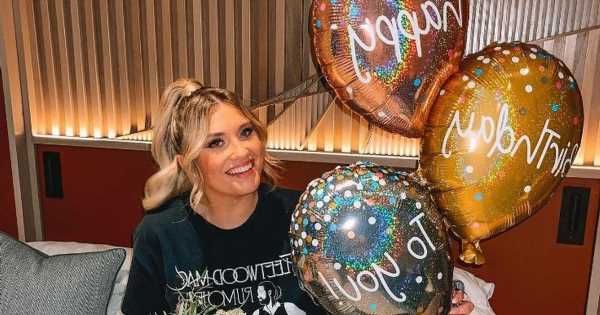 Ella Henderson shows off £70,000 ring as she celebrates birthday after engagement