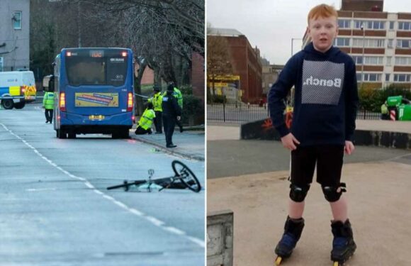 Family of schoolboy, 11, ‘grieving’ after child hit by bus while on bike on New Year’s Eve as ‘mum screamed in horror’ | The Sun