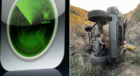 ‘Find my iPhone’ saves woman’s life after her car plummeted 60 metres off cliff