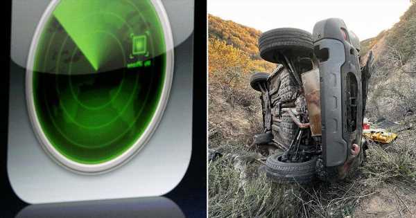 ‘Find my iPhone’ saves woman’s life after her car plummeted 60 metres off cliff