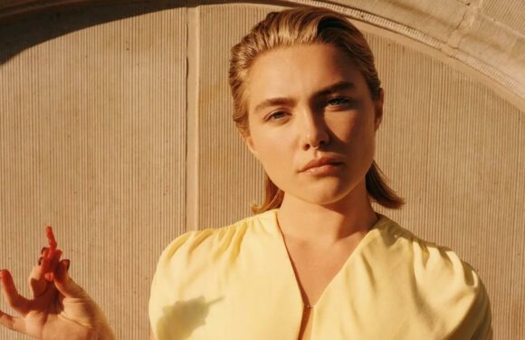 Florence Pugh's Plunging Dress Has Dramatic Waist and Chest Cutouts