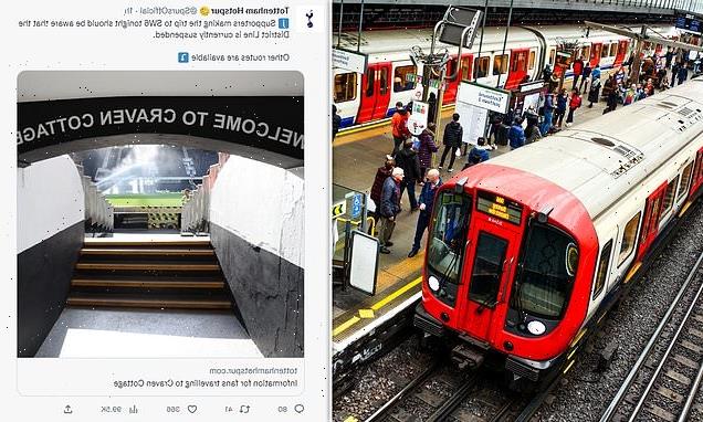 Football fans face travel chaos as District Line is suspended