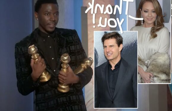 Golden Globes 2023: Leah Remini Reacts To Jerrod Carmichael's Joke About Tom Cruise, Scientology, & Shelly Miscavige!